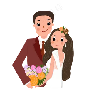 七夕恩爱情侣结婚