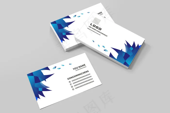 时尚大气创意名片设计cdr矢量模版下载