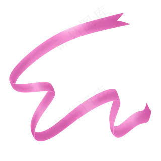 紫色简约七夕情人节彩带丝带飘带