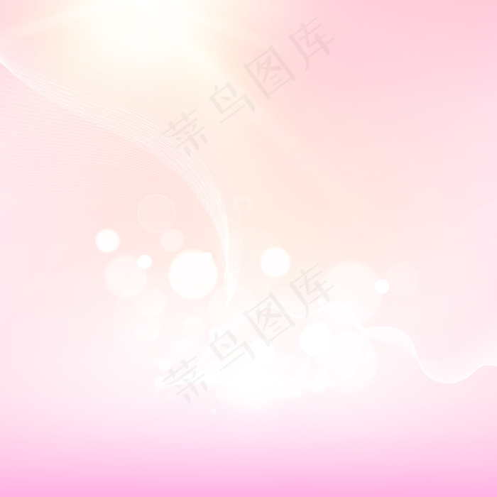 波基气泡和太阳在蓝色背景上闪烁