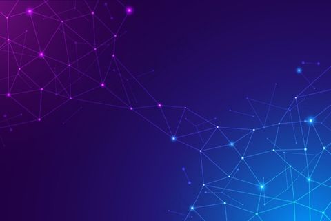 渐变网络连接背景