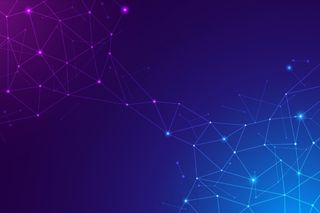 渐变网络连接背景