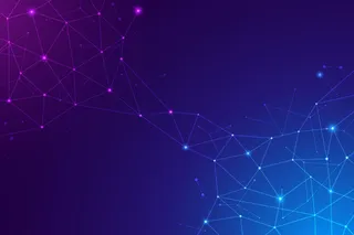 渐变网络连接背景