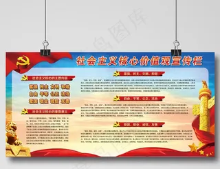 *核心价值观展板图片
