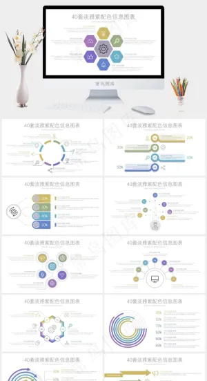 图表
白色营销PPT模板预览图