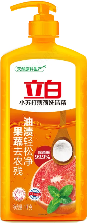 立白小苏打薄荷洗洁精1kg