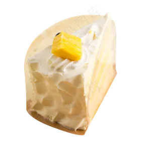 实拍生日菠萝蛋糕