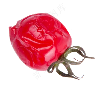 红色坏了的西红柿元素