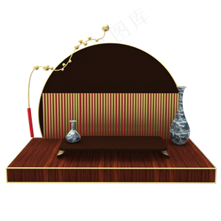 电商展台小舞台