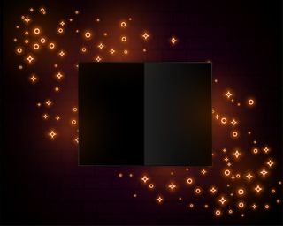 金色闪光灯霓虹风格背景设计