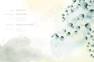 美丽的创意自然背景，柔和的绿叶