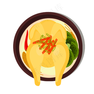 冬季鸡汤设计素材