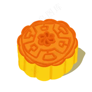 中秋节月饼手绘素材