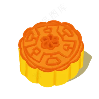 中秋节月饼手绘素材