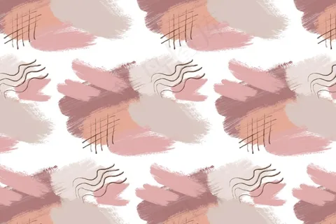 渐变棕色抽象水彩无缝图案