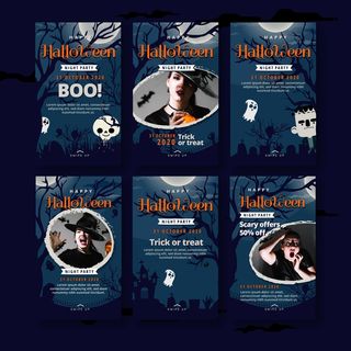 万圣节模板故事