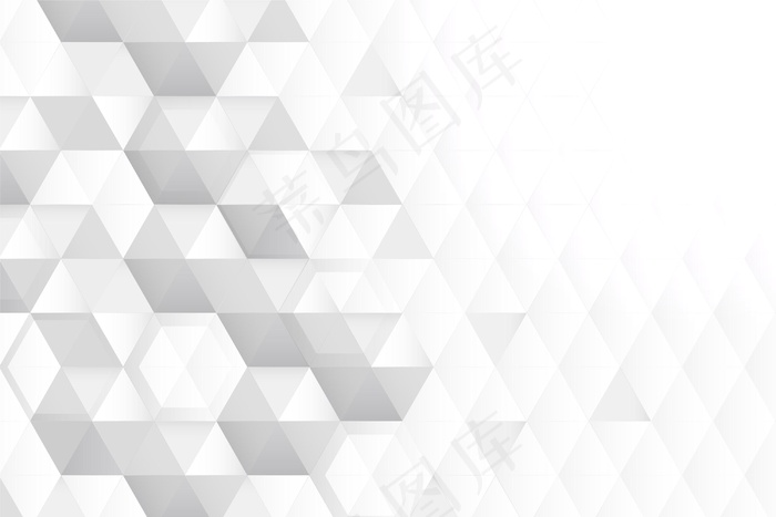 三维蜂窝复制空间白色背景eps,ai矢量模版下载