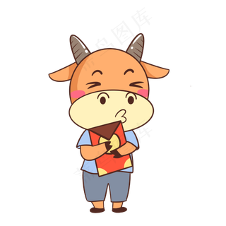 可爱牛牛发红包