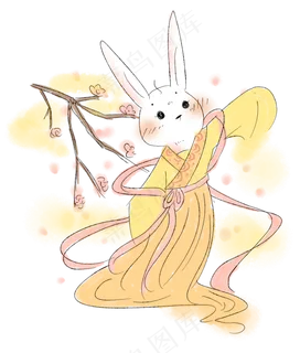 中秋节兔子仙子