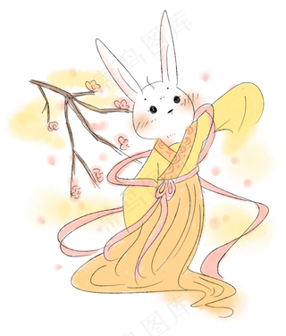中秋节兔子仙子