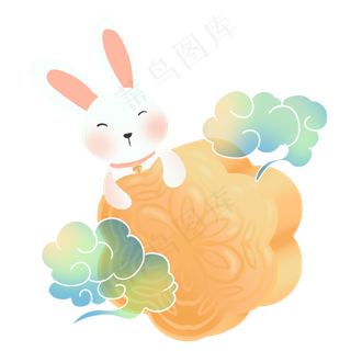 中秋节玉兔月饼