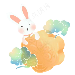 中秋节玉兔月饼