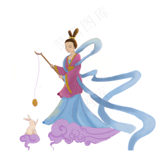 中秋嫦娥元素设计