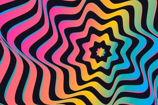 迷幻视错觉背景概念