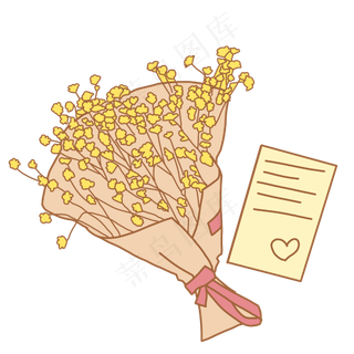 教师节小装饰捧花