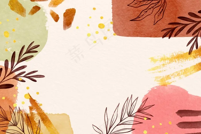 秋天的阴影复制空间树叶的背景eps,ai矢量模版下载