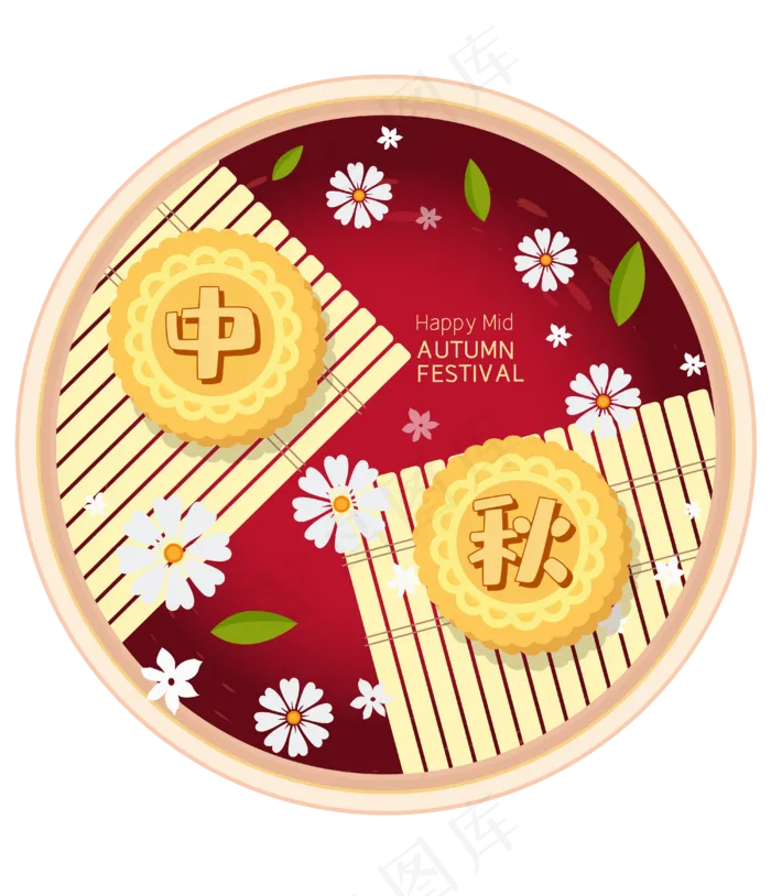 中秋节八月十五包装清凉(4000*4653px 300 dpi )ai矢量模版下载