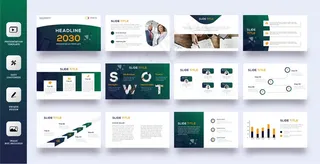 现代企业演示模板集