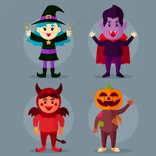 万圣节儿童套装