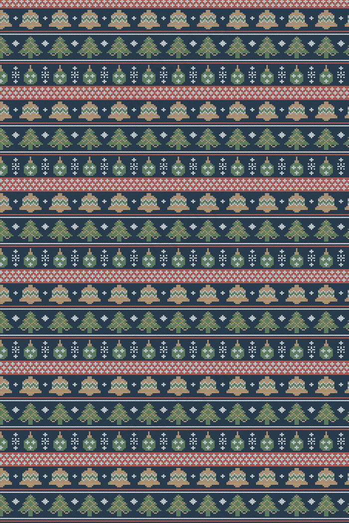 圣诞针织纹理背景