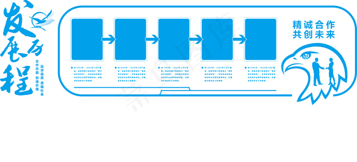 企业文化墙ai矢量模版下载