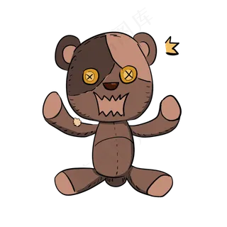 中元节表情包僵尸熊惊讶