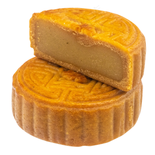 黄色莲蓉月饼