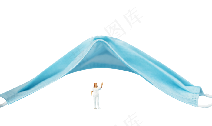 微缩创意口罩疫情