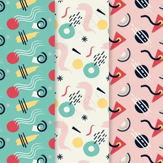 抽象手绘图案集