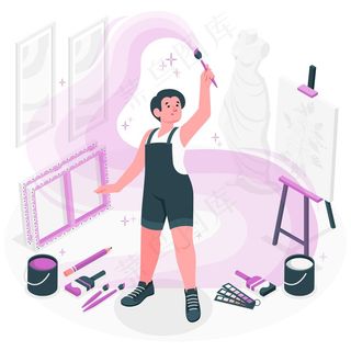 艺术家概念插图