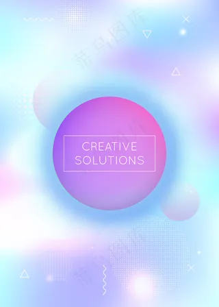 液体与动态流体一起形成背景。