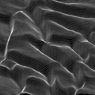 矢量条纹灰度背景。抽象线波。声波振荡。