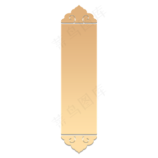 浮雕金色花纹标题栏