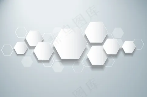 抽象蜂巢设计背景