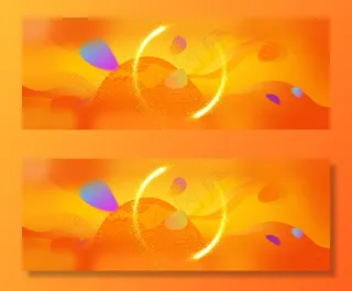 电商淘宝双十一促销大气黄色banner