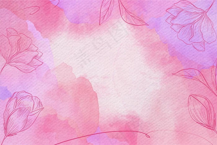 粉彩水彩背景