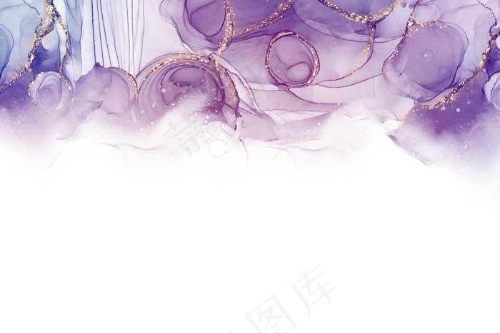 金箔水彩画背景eps,ai矢量模版下载