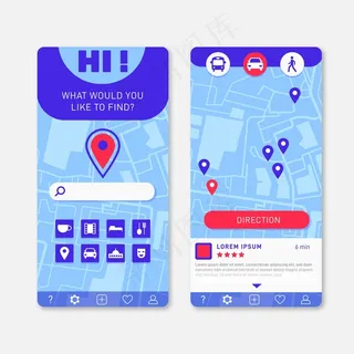 位置应用程序app界面