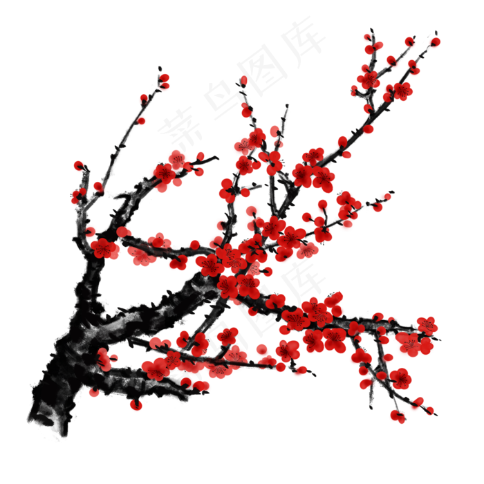 中国风古风花卉梅花