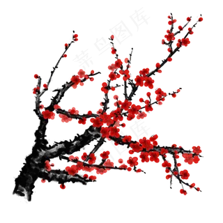 中国风古风花卉梅花